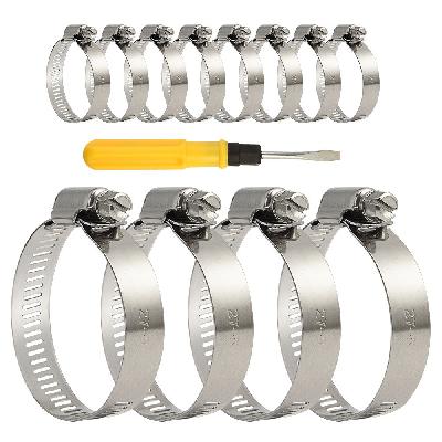 Worm Drive Hose Clip