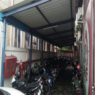 Two Wheeler Four Wheeler Parking Shed