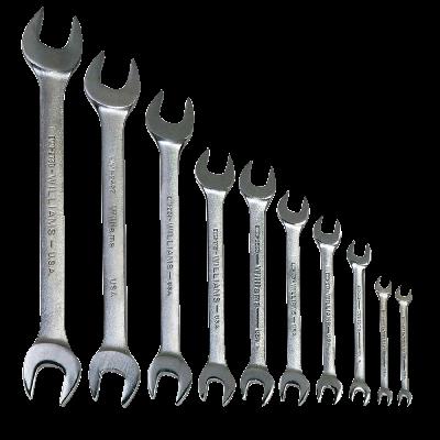 13 Piece Metric Full Polish Double Open End Spanner Set