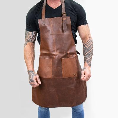 Leather Tool Apron Double Pocket
