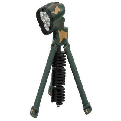 Mini Tripod Flashlight with Keychain - Camouflage Finish
