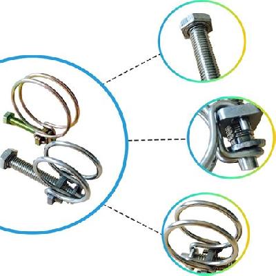 SS304 Double Wire Clamp