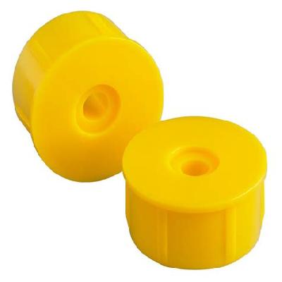 Plastic Yellow Caps