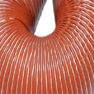 Single Two ply Fiberglass-Silicone Coated Hose pipe