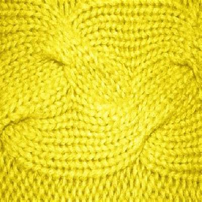 Yellow Knitted Fabric