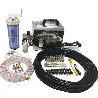 Sanitization Misting Kit With Pump And Misting Timer (24 Nozzle With Analog Timer)