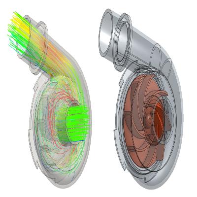 CI Impelar Turbine Components