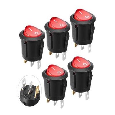 3p Rocker Switch 6a 250v Ac