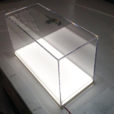 Acrylic Case for Custom Boards (3 Sides wall with Top Cap)