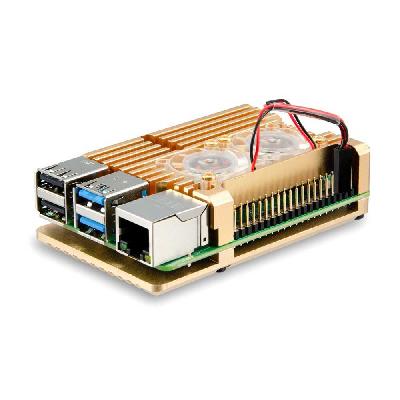 Aluminum Heat sink Case For Raspberry PI 4  Red