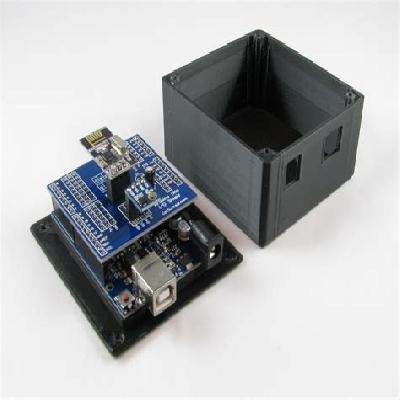 Black ABS Protective Box Case for Arduino Mega 2560 R3 Controller Enclosure with Switch