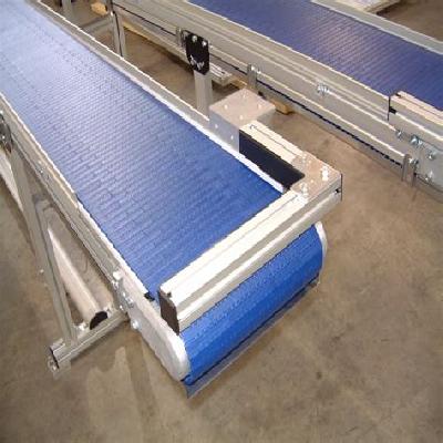 Perforated Top Modular Conveyor Belt with Flight Support