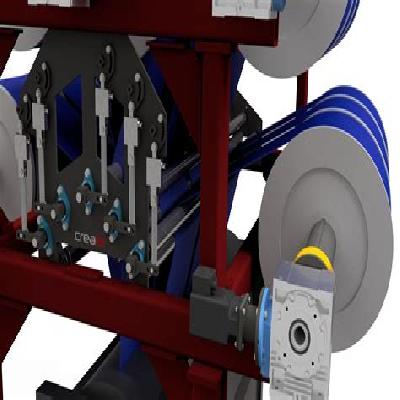 Warp Let Off Aggregate Roller