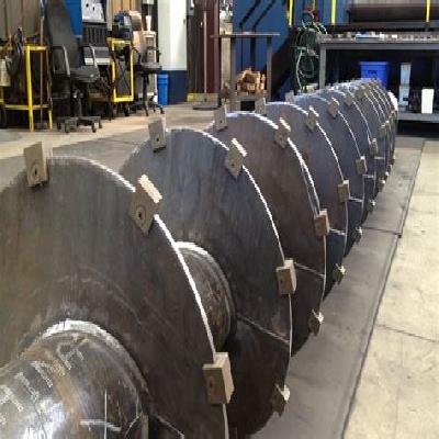 Auger Flights for Road Construction Machinery