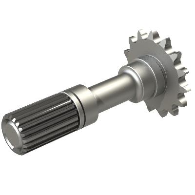 Harvester Tension Shaft
