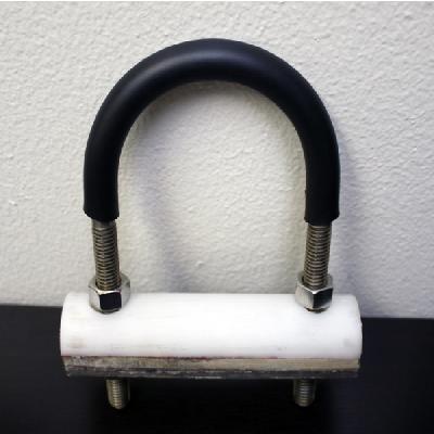 MS U Bolt With Epdm Rubber Tube