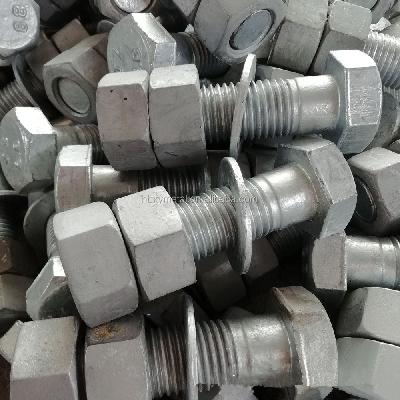 Hot Dip Galvanised Button Head Bolt with Nut