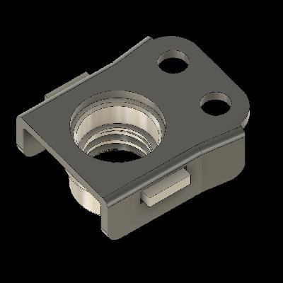 Cnc Machine Aluminium Twin Nut Plate
