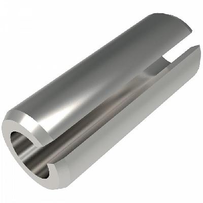 Steel CNC Turning Slotted Spring Pin Component
