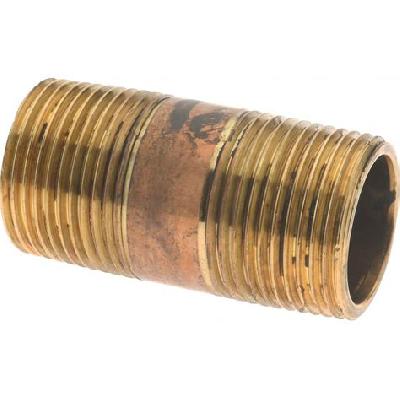 Inlet Pipe Copper and Brass Nipple