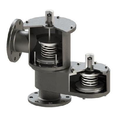 Pressure and Vacuum Relief Side Discharge Valve