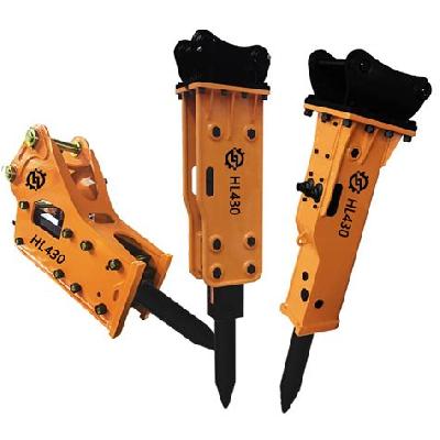 Hydraulic Silent Breaker In Excavator