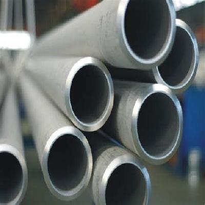 Silver Round Carbon Steel Seamless Pipe