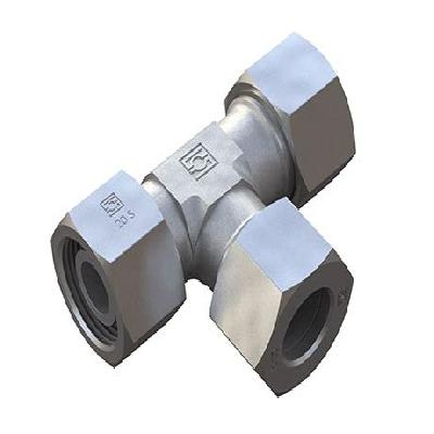Adjustable Locknut Barrel Tee