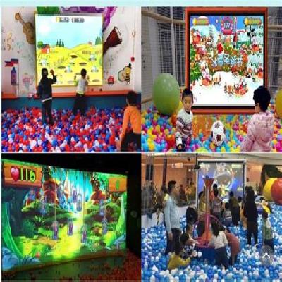 Wall Projection Smash Ball Interactive