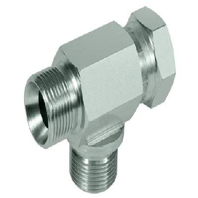 EL Swivel Nut Run Tee Hydraulic