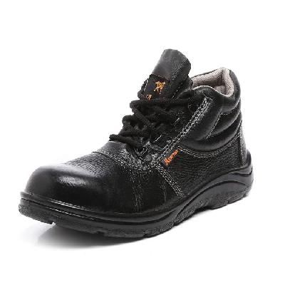 Men PVC Leather Safety Shoe