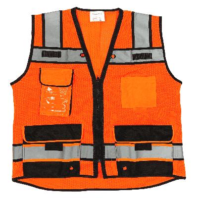 Orange Reflective Safety Vest