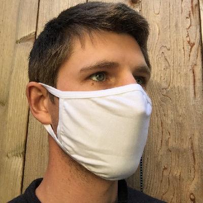 White Cotton Safety Mask
