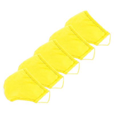 Yellow Cotton Safely Masks