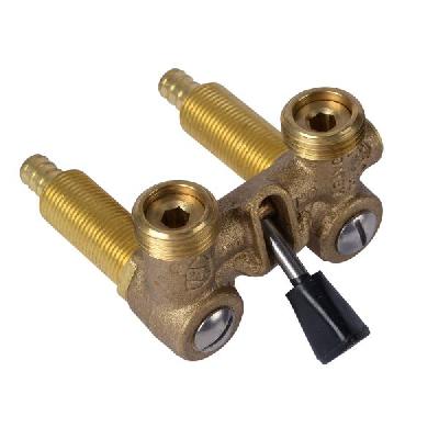 Mobile valve single lever