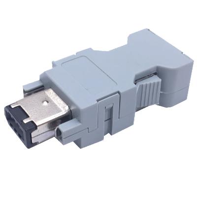 SM Connector SM-6 Pin 55100-0670 EEE 1394 Encoder Connector For Mitsubishi 