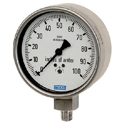 Bourdan Analog Pressure Gauge