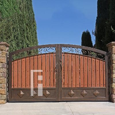 Iron with Wooden Gate