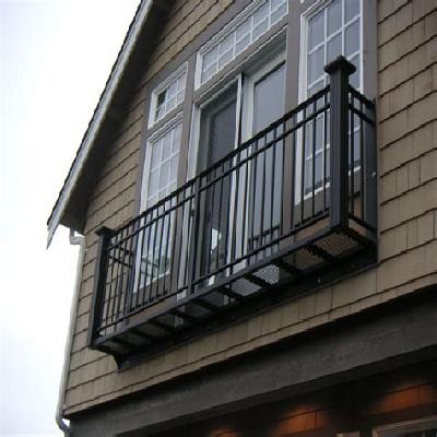3 Track Aluminum Balcony Covering Window