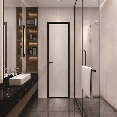 Aluminum Bathroom Door
