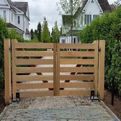 Wooden Driveway Gates