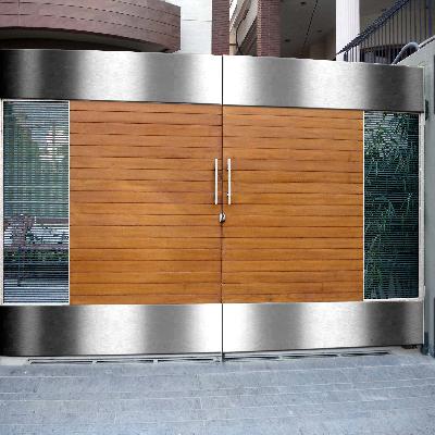 Stylish Stainless Steel Gate