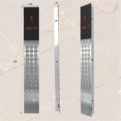 Elevator Car Operating Panel Mirror Finishing Lop Cop