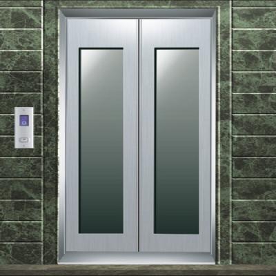 SS 304 glass elevator door
