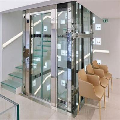 Glass Elevator Door