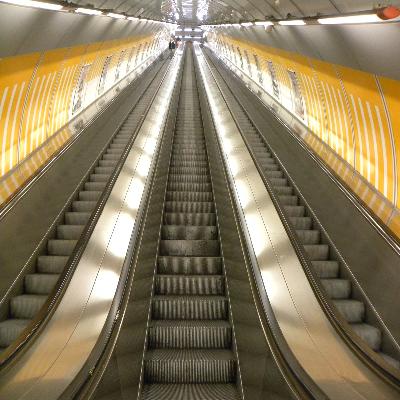Metro Station Escalators
