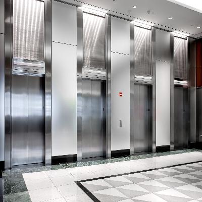Stainless Steel Automatic Elevator Door