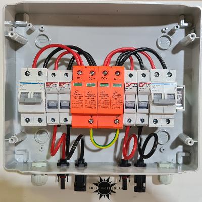 Solar DC Distribution Box 2 IN 2 OUT 500V(4Kw-7Kw)