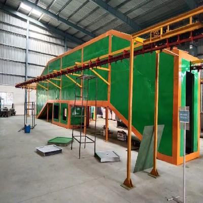 Semi Automatic Powder Coating Plant