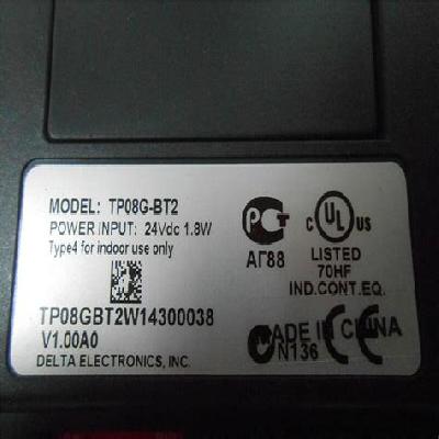 Delta TP08G-BT2 Text Panel HMI